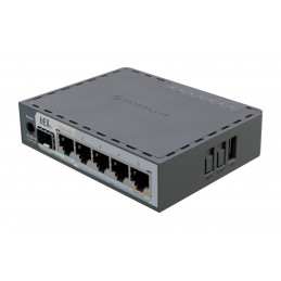 Mikrotik E60IUGS langallinen reititin Gigabitti Ethernet Musta