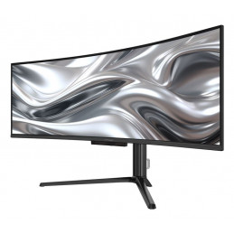 LC-Power LC-M49QCO tietokoneen litteä näyttö 124,5 cm (49") 5120 x 1440 pikseliä Quad HD QD-OLED Musta
