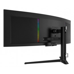 LC-Power LC-M49QCO tietokoneen litteä näyttö 124,5 cm (49") 5120 x 1440 pikseliä Quad HD QD-OLED Musta