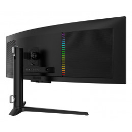 LC-Power LC-M49QCO tietokoneen litteä näyttö 124,5 cm (49") 5120 x 1440 pikseliä Quad HD QD-OLED Musta