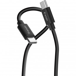 Verbatim 32391 USB-kaapeli USB 2.0 1 m USB C 0,48 Gbit s 60 W Musta, Valkoinen