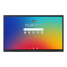 Viewsonic IFP6541 Interaktiivinen valkotaulu 165,1 cm (65") 3840 x 2160 pikseliä Kosketusnäyttö Musta