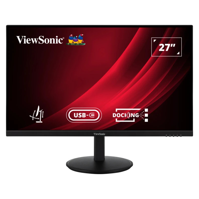 Viewsonic VG Series VG2709U-2K tietokoneen litteä näyttö 68,6 cm (27") 2560 x 1440 pikseliä Quad HD LED Musta