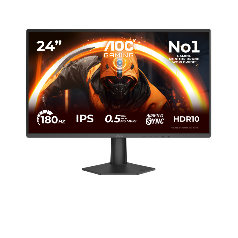 AOC 24G50F tietokoneen litteä näyttö 60,5 cm (23.8") 1920 x 1080 pikseliä Full HD LED Musta