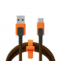Xtorm CXX2003 USB-kaapeli 1,5 m USB A USB C 60 W Musta, Oranssi