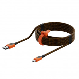 Xtorm CXX2003 USB-kaapeli 1,5 m USB A USB C 60 W Musta, Oranssi