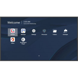 Viewsonic CDE8614-2C infonäyttö Digitaalinen litteä infotaulu 2,18 m (86") LCD Wi-Fi 500 cd m² 4K Ultra HD Musta