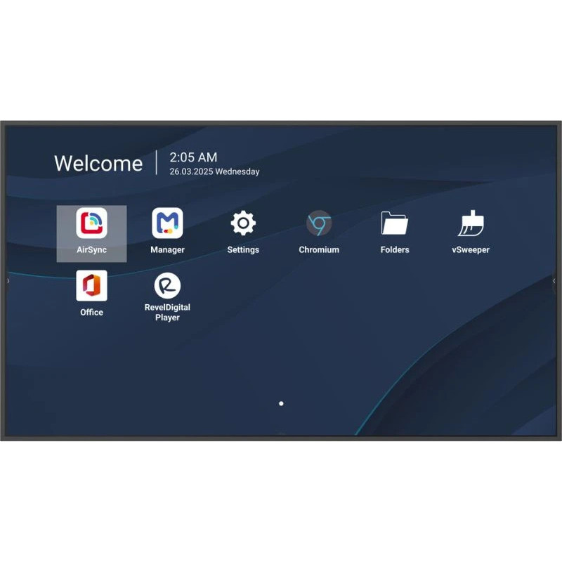 Viewsonic CDE8614-2C infonäyttö Digitaalinen litteä infotaulu 2,18 m (86") LCD Wi-Fi 500 cd m² 4K Ultra HD Musta