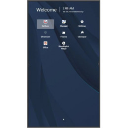 Viewsonic CDE8614-2C infonäyttö Digitaalinen litteä infotaulu 2,18 m (86") LCD Wi-Fi 500 cd m² 4K Ultra HD Musta