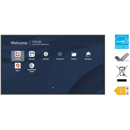Viewsonic CDE8614-2C infonäyttö Digitaalinen litteä infotaulu 2,18 m (86") LCD Wi-Fi 500 cd m² 4K Ultra HD Musta