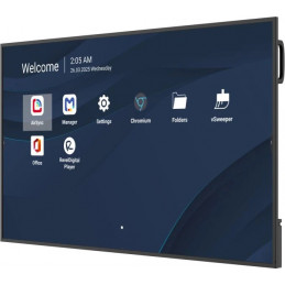 Viewsonic CDE6514-2C infonäyttö Digitaalinen litteä infotaulu 165,1 cm (65") LCD Wi-Fi 500 cd m² 4K Ultra HD Musta
