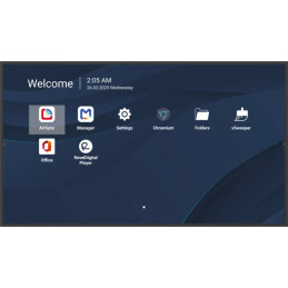 Viewsonic CDE6531-1C infonäyttö Digitaalinen litteä infotaulu 165,1 cm (65") LCD Wi-Fi 500 cd m² 4K Ultra HD Musta