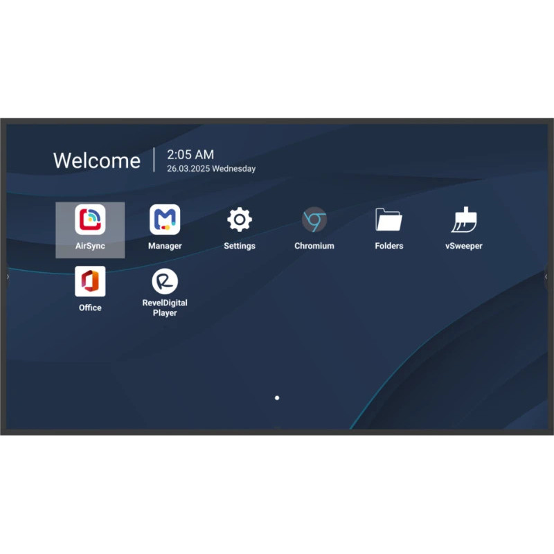 Viewsonic CDE6531-1C infonäyttö Digitaalinen litteä infotaulu 165,1 cm (65") LCD Wi-Fi 500 cd m² 4K Ultra HD Musta