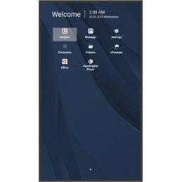 Viewsonic CDE6531-1C infonäyttö Digitaalinen litteä infotaulu 165,1 cm (65") LCD Wi-Fi 500 cd m² 4K Ultra HD Musta