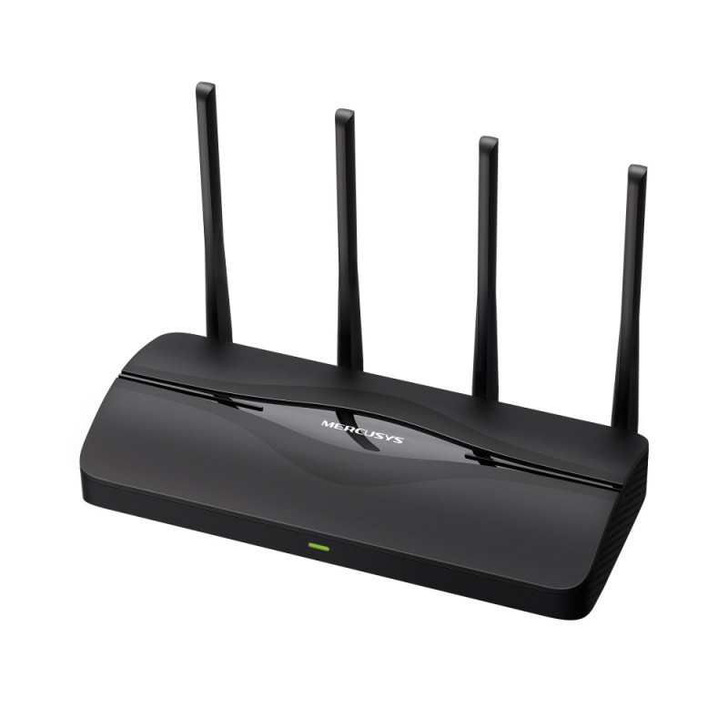 Mercusys MR27BE langaton reititin 2.5 Gigabit Ethernet Kaksitaajuus (2,4 GHz 5 GHz) Musta