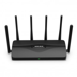 Mercusys MR47BE langaton reititin 2.5 Gigabit Ethernet Kolmikaista (2,4 GHz 5 GHz 6 GHz) Musta