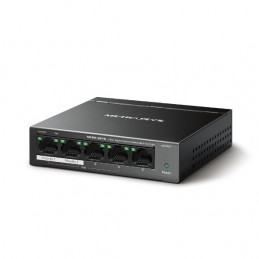 Mercusys MS105GP verkkokytkin Gigabit Ethernet (10 100 1000) Power over Ethernet -tuki Musta
