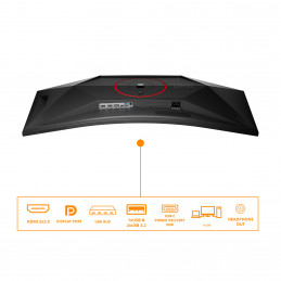 AOC G4 CU34G4CAP tietokoneen litteä näyttö 86,4 cm (34") 3440 x 1440 pikseliä UltraWide Quad HD LCD Musta, Punainen
