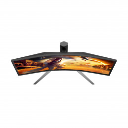 AOC G4 CU34G4CAP tietokoneen litteä näyttö 86,4 cm (34") 3440 x 1440 pikseliä UltraWide Quad HD LCD Musta, Punainen