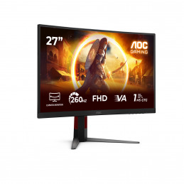 AOC G4 C27G4Z2 tietokoneen litteä näyttö 68,6 cm (27") 1920 x 1080 pikseliä Full HD LCD Musta, Punainen