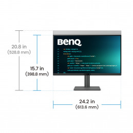 BenQ RD270Q tietokoneen litteä näyttö 68,6 cm (27") 2560 x 1440 pikseliä Wide Quad HD Musta