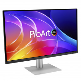 ASUS ProArt OLED PA279CDV tietokoneen litteä näyttö 67,3 cm (26.5") 3840 x 2160 pikseliä 4K Ultra HD QD-OLED Musta, Hopea