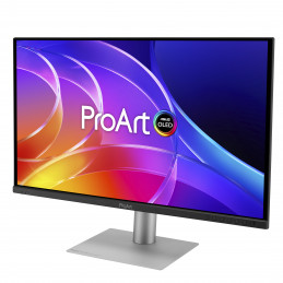 ASUS ProArt OLED PA279CDV tietokoneen litteä näyttö 67,3 cm (26.5") 3840 x 2160 pikseliä 4K Ultra HD QD-OLED Musta, Hopea