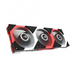 ASUS ROG Eurux GR120 ARGB Fan Triple Pack Tietokonekotelo Tuuletin 12 cm Musta 3 kpl