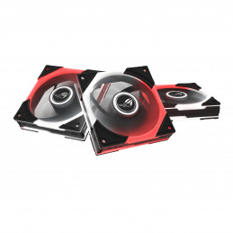 ASUS ROG Eurux GR120 ARGB Reverse Fan - Triple Pack Tietokonekotelo Tuuletin 12 cm Musta, Valkoinen 3 kpl