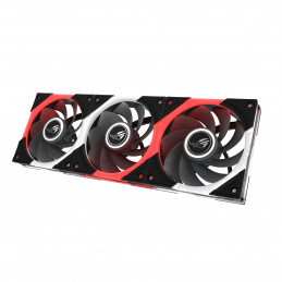 ASUS ROG Eurux GR120 ARGB Reverse Fan - Triple Pack Tietokonekotelo Tuuletin 12 cm Musta, Valkoinen 3 kpl