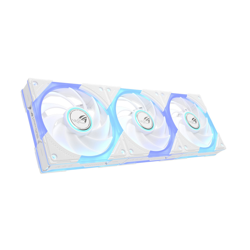 ASUS ROG Eurux GR120 ARGB Fan White Triple Pack Tietokonekotelo Tuuletin 12 cm Valkoinen 3 kpl