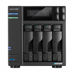 Asustor LOCKERSTOR 4 Gen2+ NAS Työpöytä Intel® Celeron® N5105 4 GB DDR4 ADM Musta