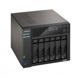 Asustor LOCKERSTOR 6 Gen2 NAS Työpöytä Intel® Celeron® N5105 8 GB DDR4 HDD ADM Musta