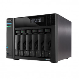 Asustor LOCKERSTOR 6 Gen2 NAS Työpöytä Intel® Celeron® N5105 8 GB DDR4 HDD ADM Musta