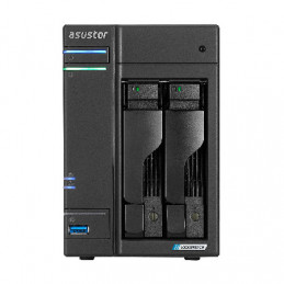 Asustor LOCKERSTOR 2 Gen2 + (AS6702T v2) NAS Työpöytä Intel® Celeron® N5105 4 GB DDR4 0 TB ADM Musta