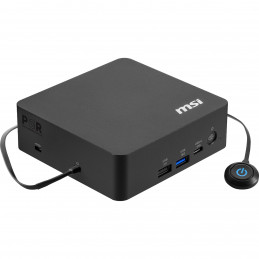 MSI Cubi NUC AI+ 3MG-003BEU USFF Musta 386H Intel® SoC FCBGA2540 4,9 GHz Sisäiset kaiuttimet