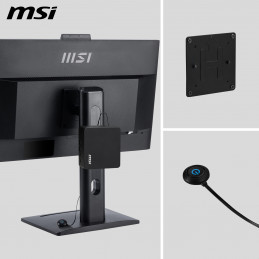 MSI Cubi NUC AI+ 3MG-003EU Copilot+ PC Intel Core Ultra 7 355 16 GB DDR5-SDRAM 1 TB SSD Windows 11 Pro Mini PC Musta
