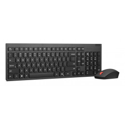 Lenovo 4X31R64497 näppäimistö Sisältää hiiren Office Langaton RF Pohjoismainen Musta
