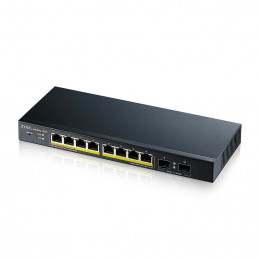 Zyxel GS1900-10HP Hallittu L2 Gigabit Ethernet (10 100 1000) Power over Ethernet -tuki Musta