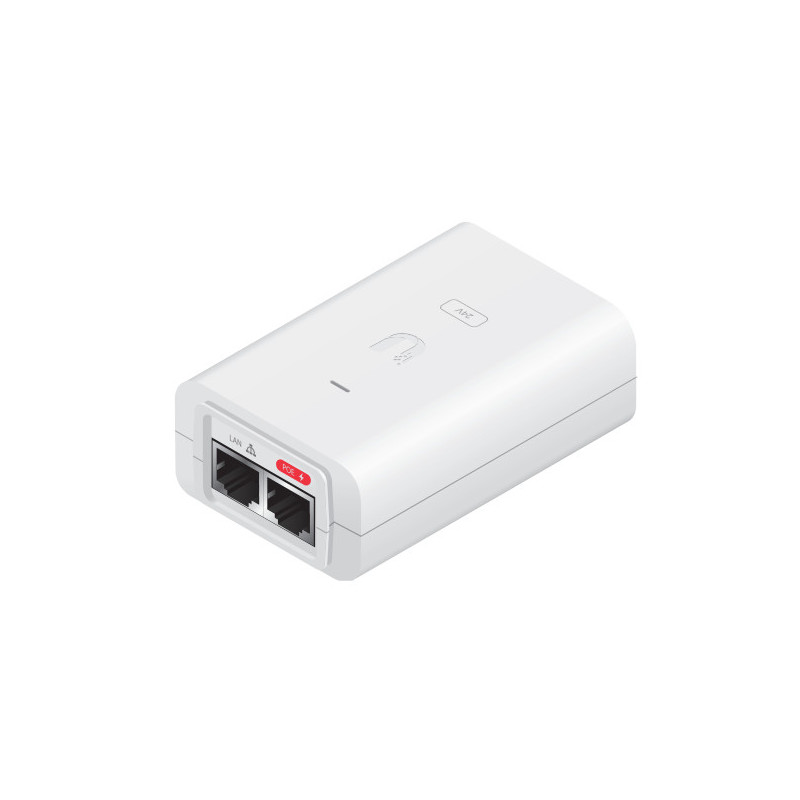 Ubiquiti POE-24-30W-G-WH PoE-adapteri Gigabitti Ethernet 24 V
