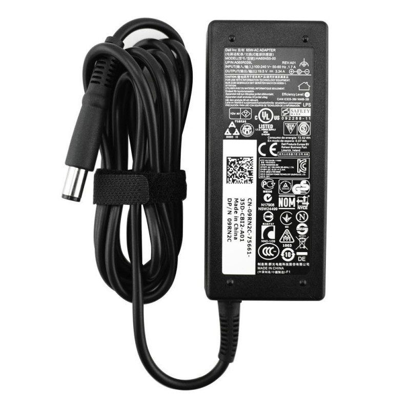 DELL 3N44P virta-adapteri ja vaihtosuuntaaja Sisätila 90 W Musta