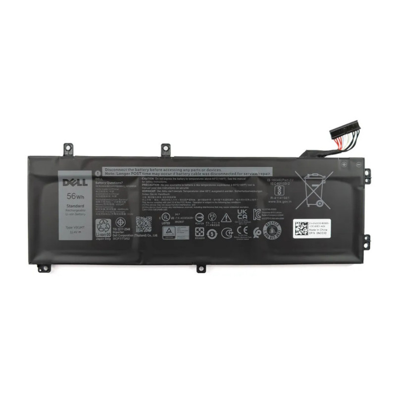 DELL NCC3D ladattava akku Litiumioni (Li-Ion) 4600 mAh 11,4 V