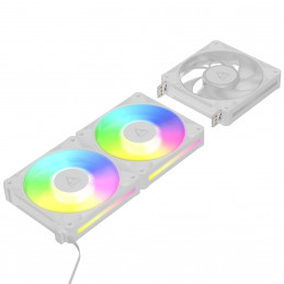 ARCTIC BioniX P12 A-RGB Tietokonekotelo Tuuletin 12 cm Valkoinen 3 kpl