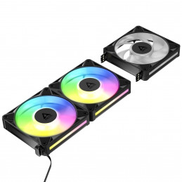 ARCTIC BioniX P12 A-RGB Tietokonekotelo Tuuletin 12 cm Musta 3 kpl