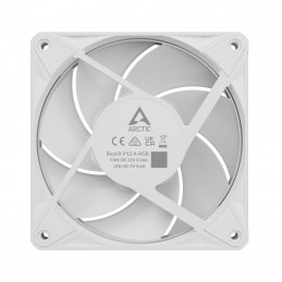 ARCTIC BioniX P12 A-RGB Tietokonekotelo Tuuletin 12 cm Valkoinen 1 kpl