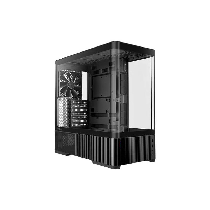 Antec C6 Curve Air Midi Tower Musta, Läpinäkyvä