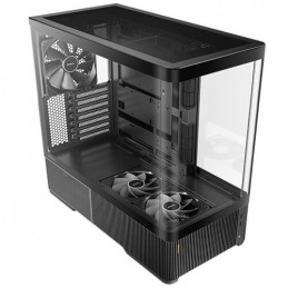 Antec C6 Curve Air Midi Tower Musta, Läpinäkyvä