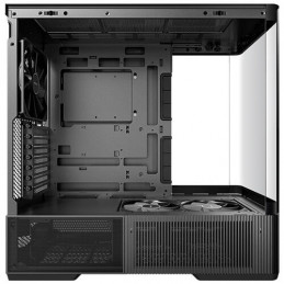 Antec C6 Curve Air Midi Tower Musta, Läpinäkyvä