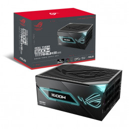 ASUS ROG -THOR-1600T3-GAMING-EVO virtalähdeyksikkö 1600 W 20+4 pin ATX ATX Harmaa