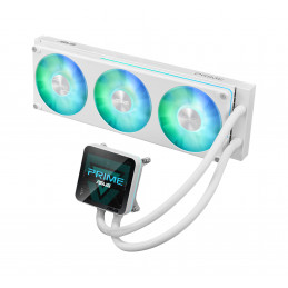 ASUS PRIME LC II 360 ARGB LCD WHT Suoritin All-in-one-nesteenjäähdytin 12 cm Valkoinen 1 kpl
